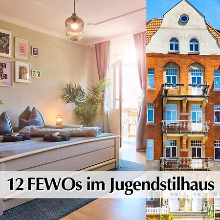12 Fewos Im Jugendstilhaus Mit Aufzug, Terrasse, Kingsize-Bett, Smart-Tv, Etc Erfurt Eksteriør bilde