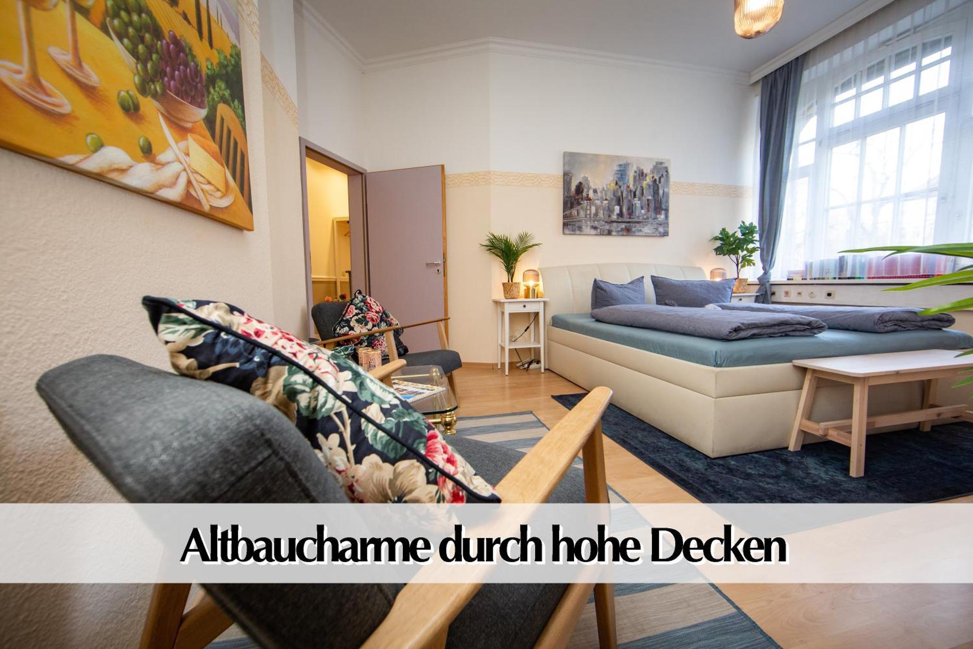 12 Fewos Im Jugendstilhaus Mit Aufzug, Terrasse, Kingsize-Bett, Smart-Tv, Etc Erfurt Eksteriør bilde