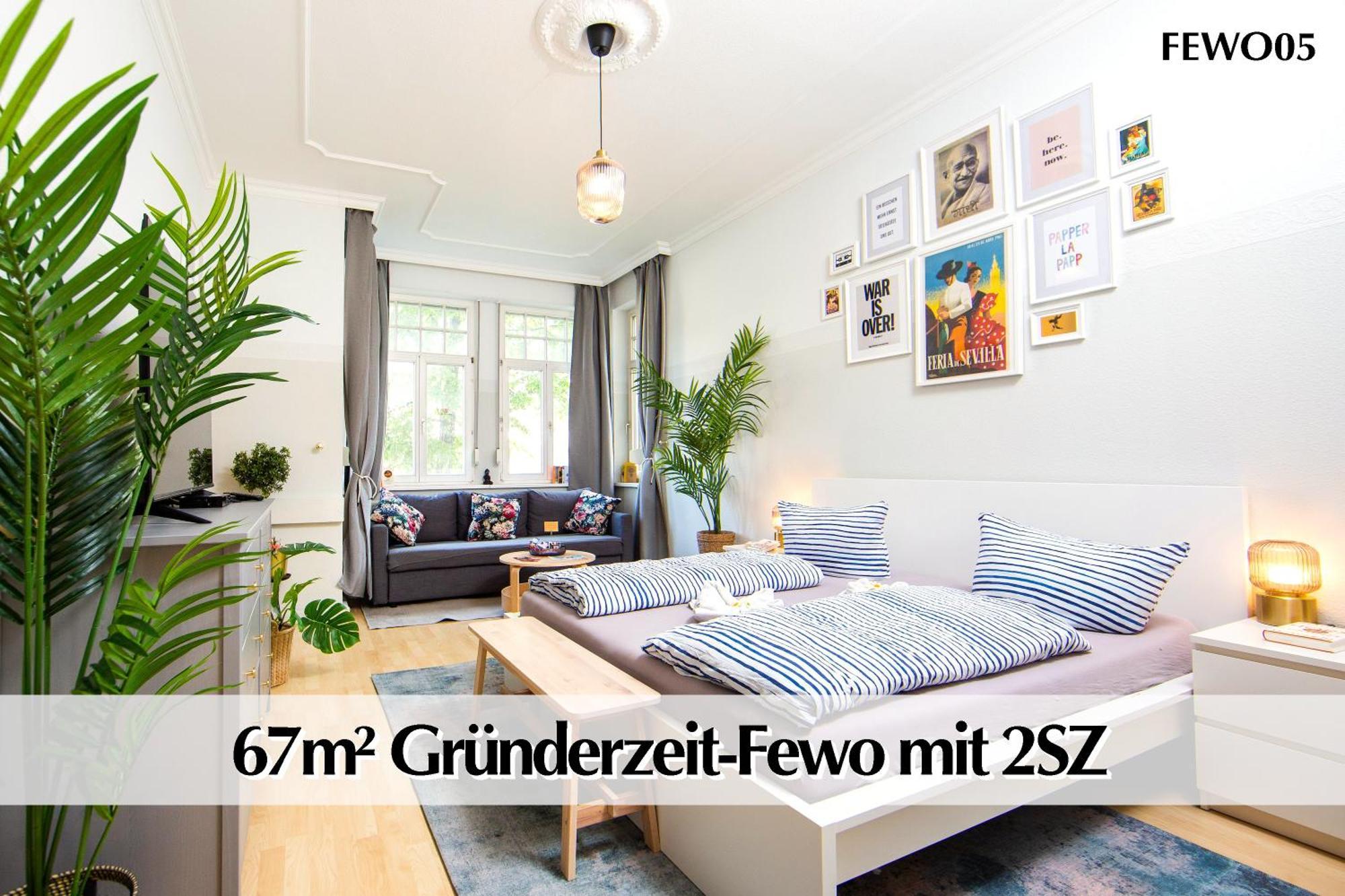 12 Fewos Im Jugendstilhaus Mit Aufzug, Terrasse, Kingsize-Bett, Smart-Tv, Etc Erfurt Eksteriør bilde