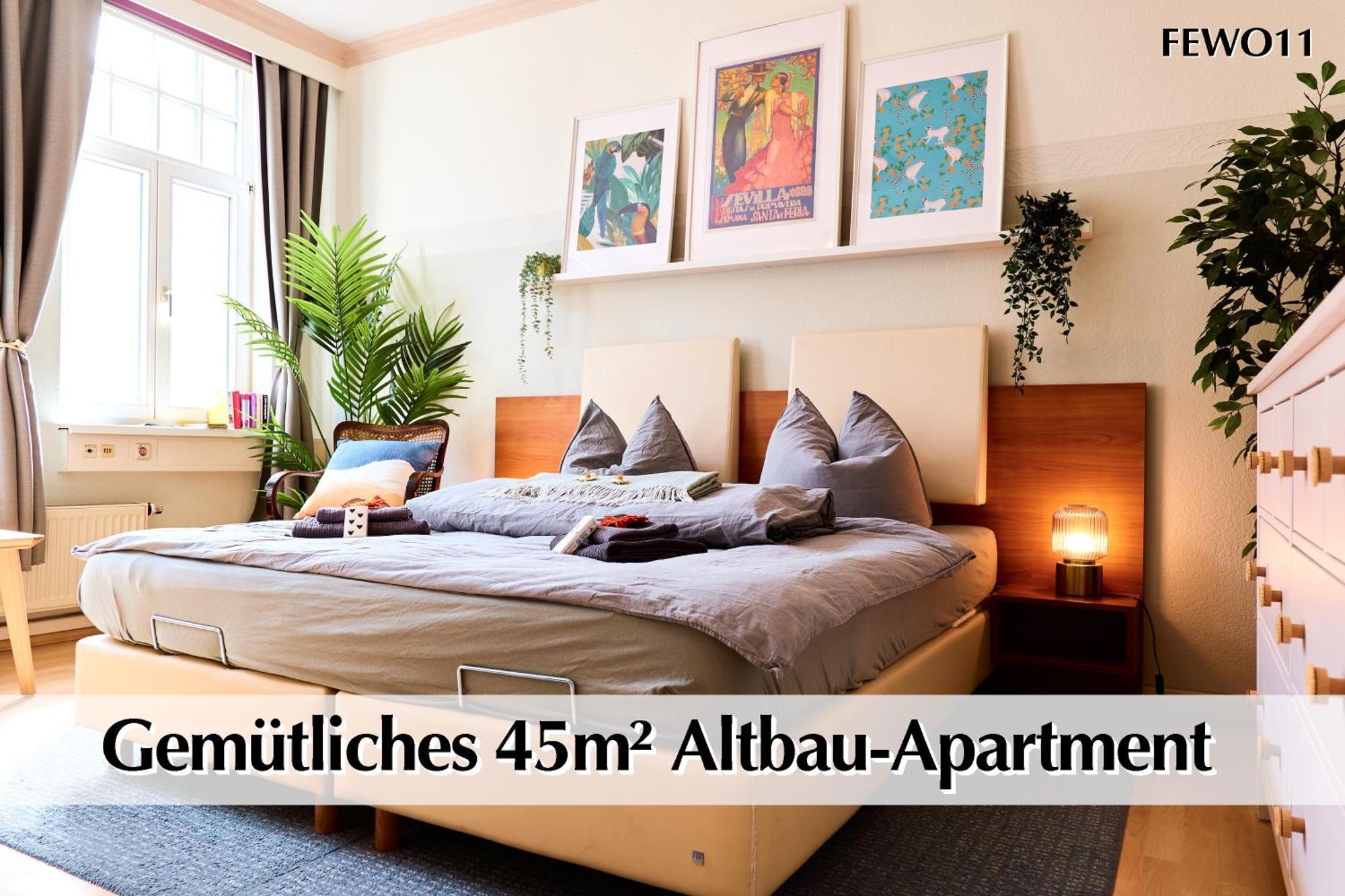 12 Fewos Im Jugendstilhaus Mit Aufzug, Terrasse, Kingsize-Bett, Smart-Tv, Etc Erfurt Eksteriør bilde